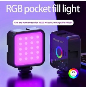 Resim Ebitda Desiontal W70 Rgb Canlı Dolgu Işığı, Cep Işığı, Ortam Ve El Fotoğrafçılık Aydınlatma 