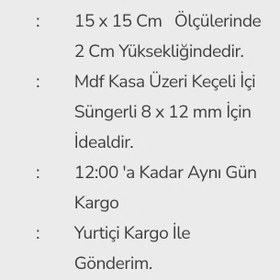 Resim Lüks El Yapımı Ahşap Tesbih Kutusu Seti | 5 Bölmeli Koleksiyon - Mdf / intl 