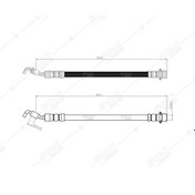 Resim SVAC 760181 Arka Sol Fren Hortumu Rav4 III 07-13 Rav4 IV 2.0/2.2/2.5 Hybrid 13- 
