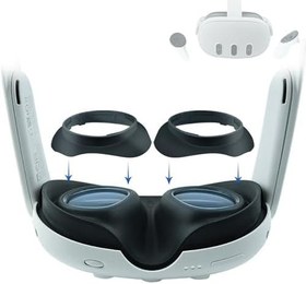 Resim Gözlük Ara Parçası Çizilme Önleyici Halka Meta Quest 3 için Uyumlu, Miyopi Gözlüklerinin Çizilmesini Önler VR Gözlük Koruyucu Aksesuarları 