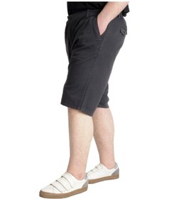 Resim Mode Xl Büyük Beden Erkek Kapri Yancep Nice Classic 21402 Antrasit 001 