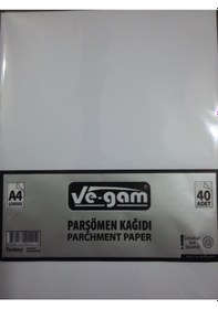 Resim A4 Çizgisiz Parşömen Kağıdı 40 Adet Fotokopi Kağıdı 