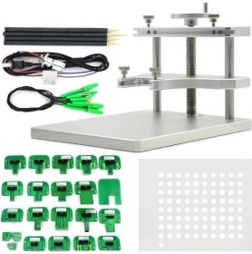 Resim Yek Bdm Metal LED Tezgahı + 21 Adaptörlü Ecu Chip Tuning Beyin Okuma Standı Yektek 