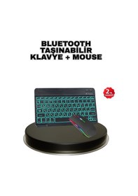 Resim Aydınlatmalı Türkçe Q Rgb Klavye Sessiz Ve Dayanıklı Tuş Takımı 09599377 