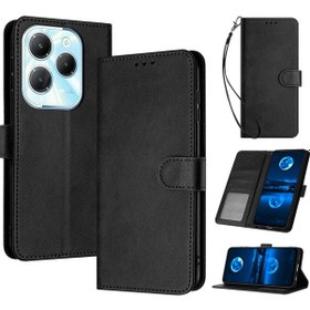 Resim Tecno Spark 20 Pro/ınfinix Hot 40/hot 40 Pro Kılıf Katlanır Stand Deri Cüzdan Telefon Kapağı 