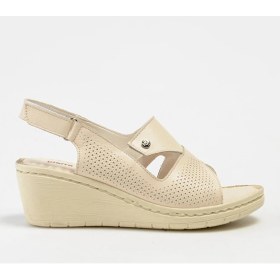 Resim Pierre Cardin PC6908 Kadın Hakiki Deri Dolgu Taban Sandalet 