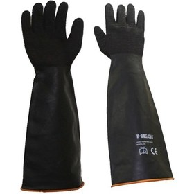 Resim Hr Lateks Endüstriyel Uzun Asit Eldiveni 55 Cm- Hegi 10 