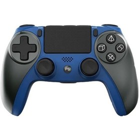 Resim Mavi-kablosuz Gamepad Ps4 Denetleyicisi Için Çift Titreşim Bluetooth Denetleyicisi Ps4 Oyun Konsolu Pc Joystick Oyun Joypad Ile 6 Eksenli 