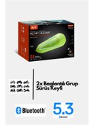Resim Hietech 2X Bağlantılı Telsizli Bluetooth 5.3 Motosiklet Kask Kulaklık Intercom Motorsiklet Interkom C60-2X 