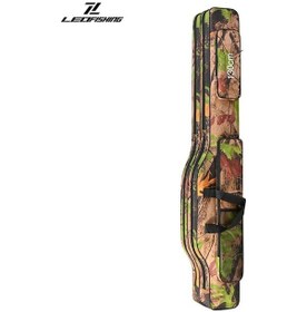 Resim Kahverengi Kamuflaj 130cm Çok Amaçlı Olta Çantası - Katlanabilir 600d Oksford Kumaş Av Gereçleri Çantası Sarı Sarı 