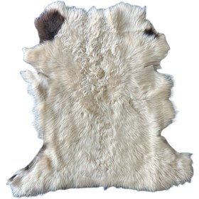 Resim ln leather Gerçek Uzun Tüylü Koyun Postu - Naturel Uzun Tüylü Koyun Postu - Doğal Post Paspas 