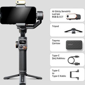 Resim Hohem iSteady M6 Kit Akıllı Telefon Görüntü Sabitleyici Gimbal 