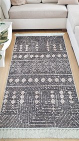 Resim Dekhera Ömür Yıkanabilir Halı 5766 Vizon - 120X180 / Dot Taban 