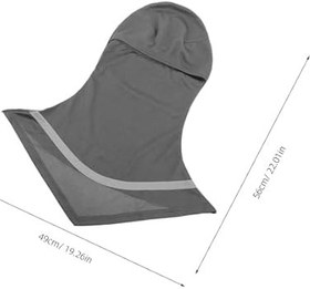 Resim Milisten Breathable Outdoor Sunproof Balaclava With Reflective Strip Quick-dry Full Face Dustproof Mask For Men Women Cycling Fishing Hiking 