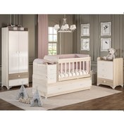 Resim Patiko Sw 703a Büyüyebilen Bebek Odası Takımı Sonomo Kahverengi 