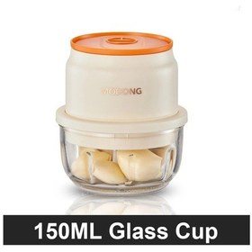 Resim Ev Kıyma Makinesi 1200mah Pil Kıyıcı Taşınabilir 150ml Şarj 