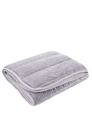 Resim Elart Velvet Bebek Yorgan (150x100 cm) Gri - Gri 