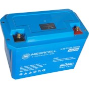 Resim Megacell 12,8V-100 Ah Lityum Demir Fosfat Akü - Lifepo4 