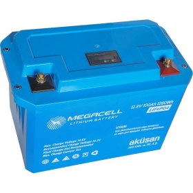 Resim Megacell 12,8V-100 Ah Lityum Demir Fosfat Akü - Lifepo4 