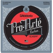 Resim D'Addario EJ45FF Pro-Arte Carbon Normal Tension Klasik Gitar Teli 