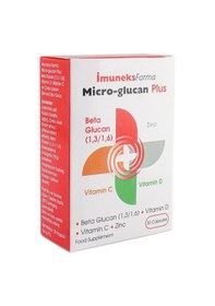 Resim İmuneks Micro Glucan Plus Çinko D ve C Vitamini 30 Kapsül 