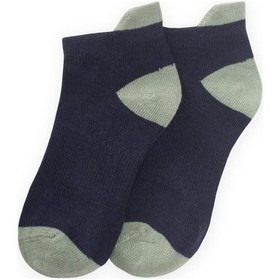 Resim Cigit Zemini Ve Burnu Toprak Rekli Çocuk Patik Çorap 5-12- Lacivert-çağla Laci 