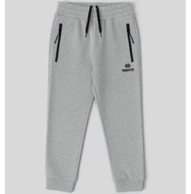 Resim Tommylife Gri Melanj Erkek Çocuk Jogger Fermuarlı Cep Standart Kalıp Manşetli Eşofman Alt - 64042 Gri Melanj 