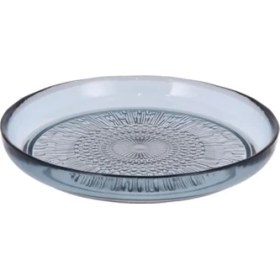 Resim Bitz Kusintha Cam Tabak Mavi Çap:18 Cm 