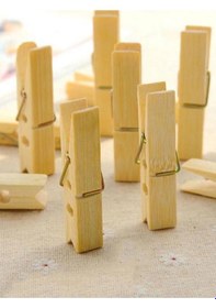 Resim Bambu Ahşap Mandal 20 Lİ Mandal Seti Bambu Mandal Ahşap Mandal Ahşap 