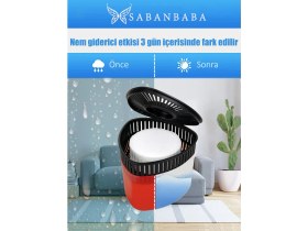 Resim Saban Saban nem Alıcılı ve Rutubet Giderici Aparat - 500 gr -Üçgen Kırmızı Meyve 2'li 