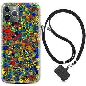 Resim iPhone Uyumlu 13 Pro Kilif Boyun Askili Nazar Boncuklari 1746 542319840 