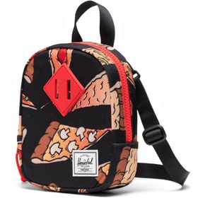 Resim Herschel Heritage™ Çocuk | Su İtici Kumaş Çapraz Çanta, 2 L - Pizza Desenli / OS 