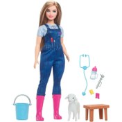 Resim Barbie Deluxe Kariyer Bebek Veteriner HRG42 