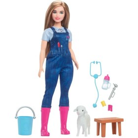 Resim Barbie Deluxe Kariyer Bebek Veteriner HRG42 
