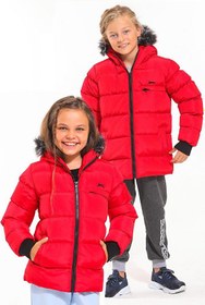 Resim Slazenger Calısto Unisex Çocuk Mont & Kaban Kırmızı ST21JC006-600 