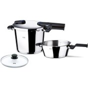 Resim Fissler Vitaquick Bluepoint Düdüklü Tencere Seti 6.0 + 3.5 Lt 