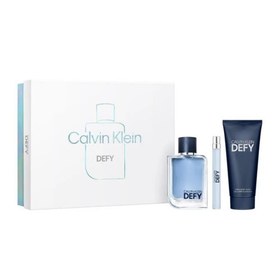 Resim Calvin Klein Defy EDT 100 ml + EDT 10 ml + 100 ml Hair & Body Wash Erkek Parfüm Seti 