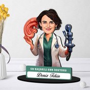 Resim En Başarılı Kadın KBB Doktoru Karikatürlü Biblo 