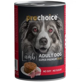 Resim Prochoice Kuzulu Yetişkin Köpek Konserve Yaş Maması 400 gr 