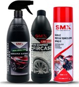 Resim SMX Susuz Motor Temizleme Spreyi / Seramik Cila / Hızlı Cila / Pratik Cila / %60 Cilalı Oto Şampuanı 