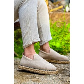 Resim Madrid Premium Triko Erkek Espadril Bej 