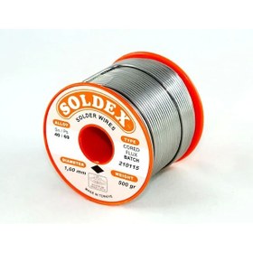 Resim Soldex 40-60 Lehim Teli 500 Gr 1.2 Mm - Sn:40 / Pb:60 