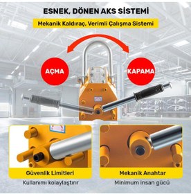 Resim Rolwal Manyetik Kaldıraç 1000 kg 