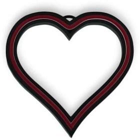 Resim Kalp 3d Baskı Neon Led 15cm Kırmızı 