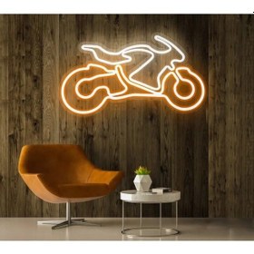 Resim Twins Led Rent A Carlara Özel Motor Figürlü Neon Tabela Amber Model:model:26593366 Amber 