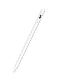 Resim Apple Uyumlu iPad Pencil 2025 M3 11 Nesil 11 İnç Avuçiçi Red Eğim Özellikli Bluetoothlu Dokunmatik Kalem Beyaz 