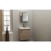 Resim Ece Banyo Ece Slim Smart 50 cm Banyo Dolabı - Sonoma Meşe 