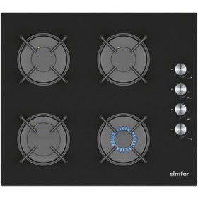 Resim Simfer 3046 Siyah Set Üstü Cam Ocak 