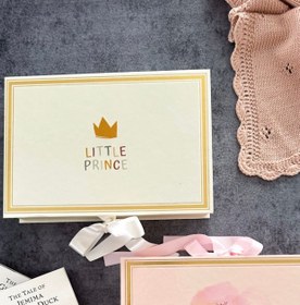 Resim Kişiye Özel Little Prince Erkek Bebek Hediye Kutusu - Yeşil 