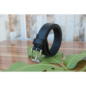 Resim ZEKTON Gerçek Deri Siyah Unisex Çocuk Kemeri 